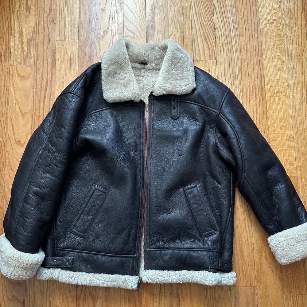 B-3 Shearling Vintage Bomber Jacket
